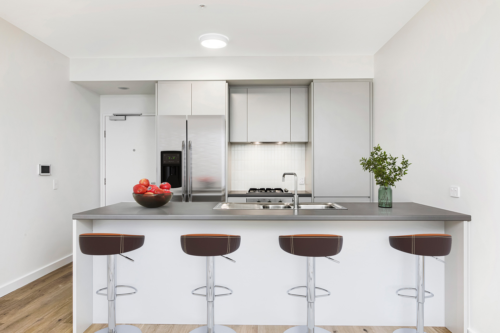 Kitchen of display-furnished unit